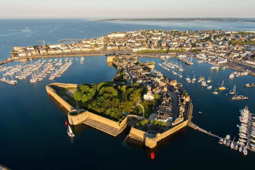 Kerlean, Plage Des Sables Blancs A 700M! Concarneau Exterior foto